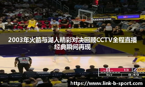 2003年火箭与湖人精彩对决回顾CCTV全程直播经典瞬间再现